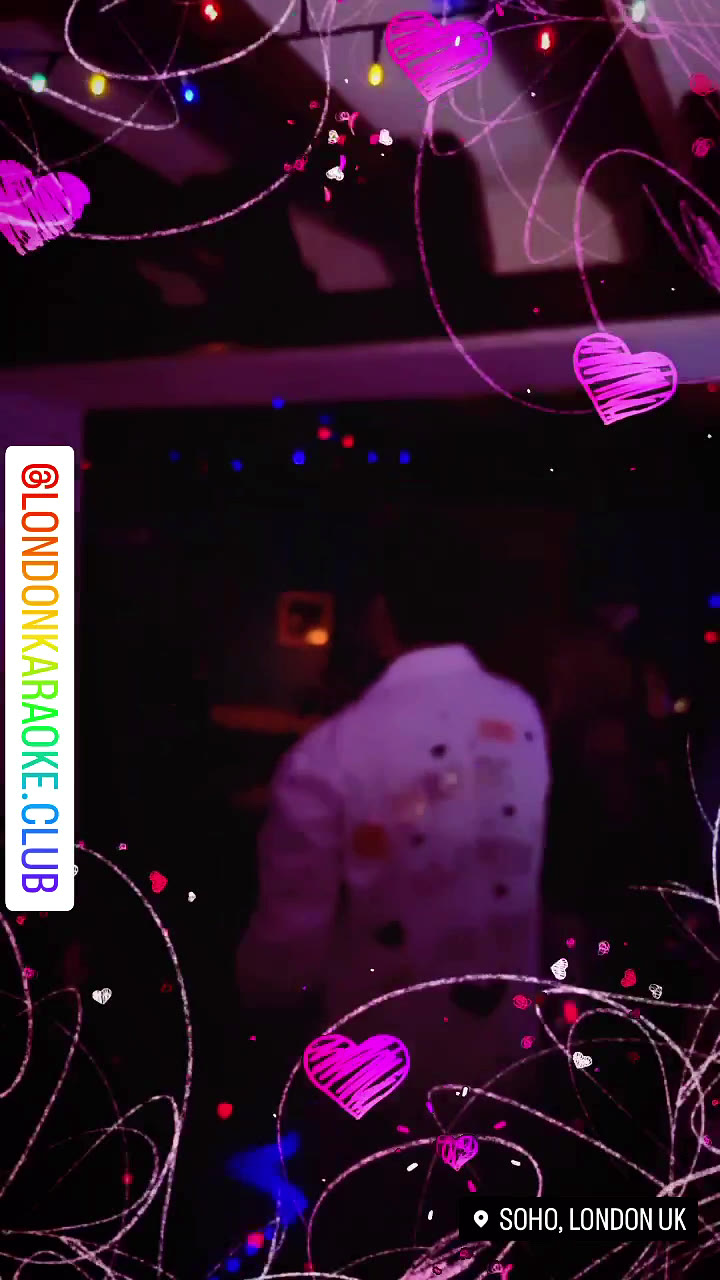 Late-night karaoke energy