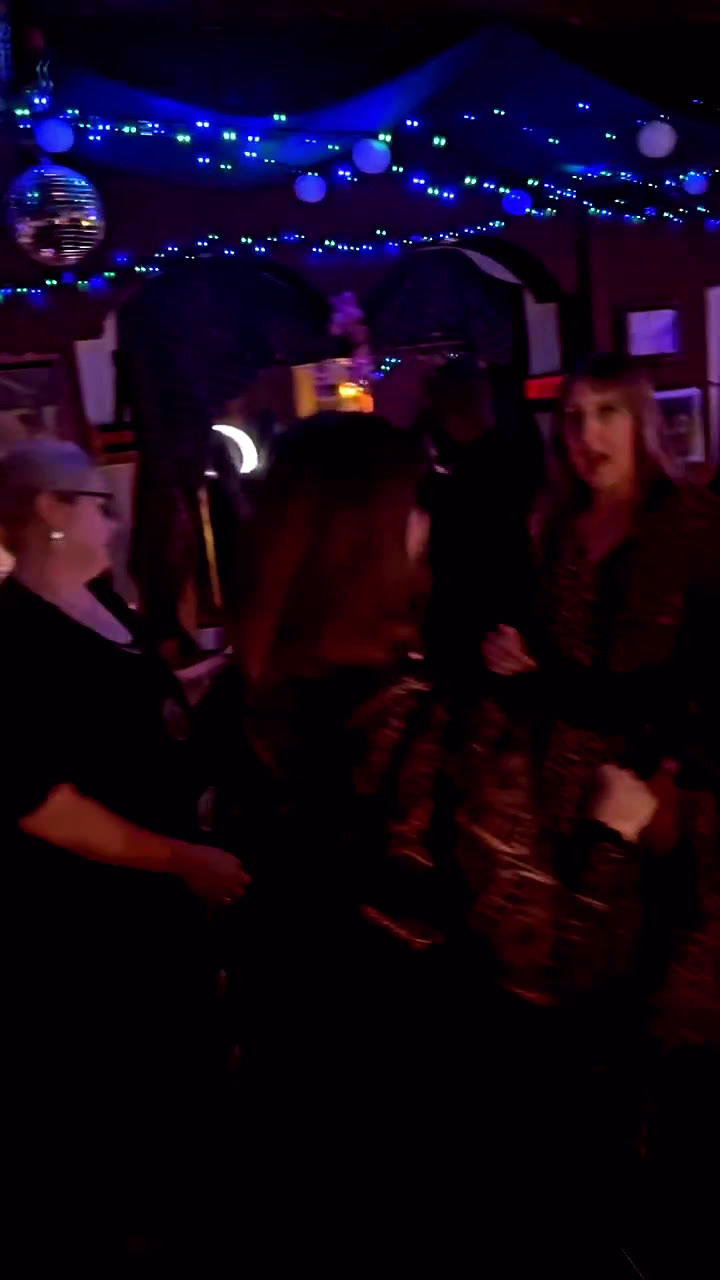 Late-night karaoke energy